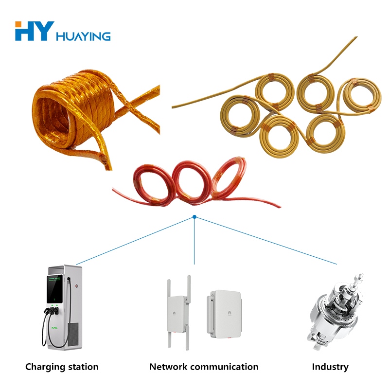 고온 PTFE/PFA 필름 플랫 와이어